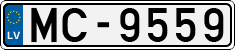 License plate of Latvia, Regular car plates