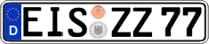 German license plate, Regular plates
