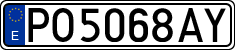 License plates of Spain, 1971 year series
