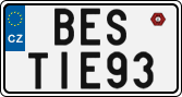 License plate of the Czech Republic, Vanity Plates