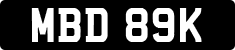 License plate of the United Kingdom, 1963 year system