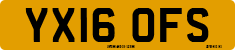License plate of the United Kingdom, 2001 year system