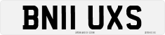 License plate of the United Kingdom, 2001 year system