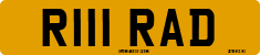 License plate of the United Kingdom, 1983 year system