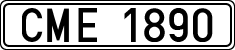 License plates of Spain, Official and military plates