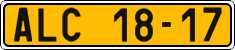 License plate of the Czech Republic, Commercial vehicles (1960)