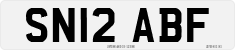 License plate of the United Kingdom, 2001 year system