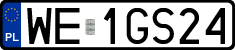 License plates of Poland, Regular car plates