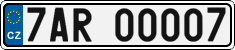 License plate of the Czech Republic, Vanity Plates
