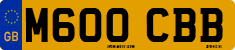 License plate of the United Kingdom, 1983 year system