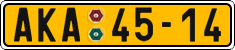 License plate of the Czech Republic, Commercial vehicles (1960)
