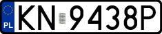License plates of Poland, Regular car plates