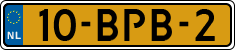 License plate of the Netherlands, Heavy Commercial Vehicles (1994 system)