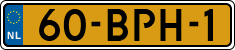 License plate of the Netherlands, Heavy Commercial Vehicles (1994 system)