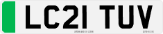 License plate of the United Kingdom, 2001 year system