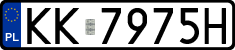 License plates of Poland, Regular car plates