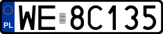 License plates of Poland, Regular car plates