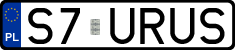 License plates of Poland, Vanity Plates