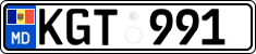 License plate of Moldova, Cars (2015)