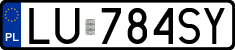 License plates of Poland, Regular car plates