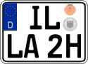 German license plate, Plates for oldtimers (type 