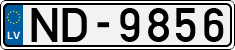 License plate of Latvia, Regular car plates