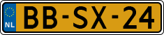 License plate of the Netherlands, Heavy Commercial Vehicles (1994 system)