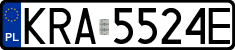 License plates of Poland, Regular car plates