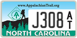 North Carolina, Specialty plates (XXXX A/B)