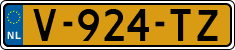 License plate of the Netherlands, Light Commercial Vehicles (1994 system)