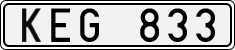 License plate of Sweden, Regular plates