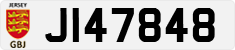 License plate of Jersey, Regular plates (J123456)