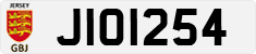 License plate of Jersey, Regular plates (J123456)