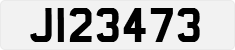 License plate of Jersey, Regular plates (J123456)