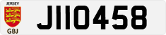 License plate of Jersey, Regular plates (J123456)