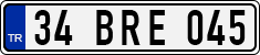 License plate of Turkey, Regular plates