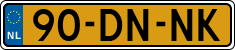 License plate of the Netherlands, Cars