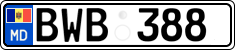 License plate of Moldova, Cars (2015)