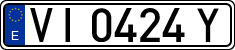 License plates of Spain, 1971 year series