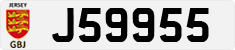 License plate of Jersey, Regular plates (J123456)