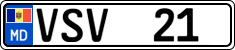 License plate of Moldova, Cars (2015)