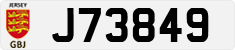 License plate of Jersey, Regular plates (J123456)