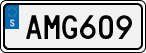 License plate of Sweden, Regular plates