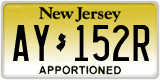 New Jersey, Specialty plates (XX-XXXX)