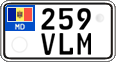 License plate of Moldova, Motorcycles (2015)