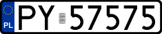 License plates of Poland, Regular car plates