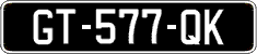 French license plate, SIV (oldtimers)
