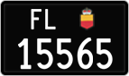 License plate of Liechtenstein, Cars