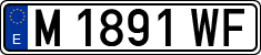 License plates of Spain, 1971 year series