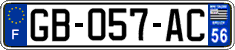 French license plate, SIV (ordinary)